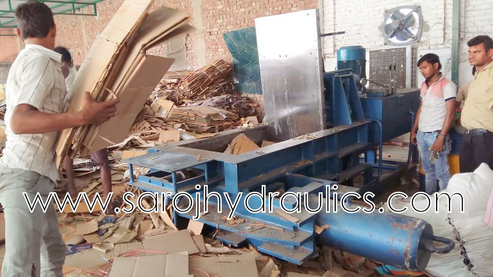 hydraulic corrugated baling press machine